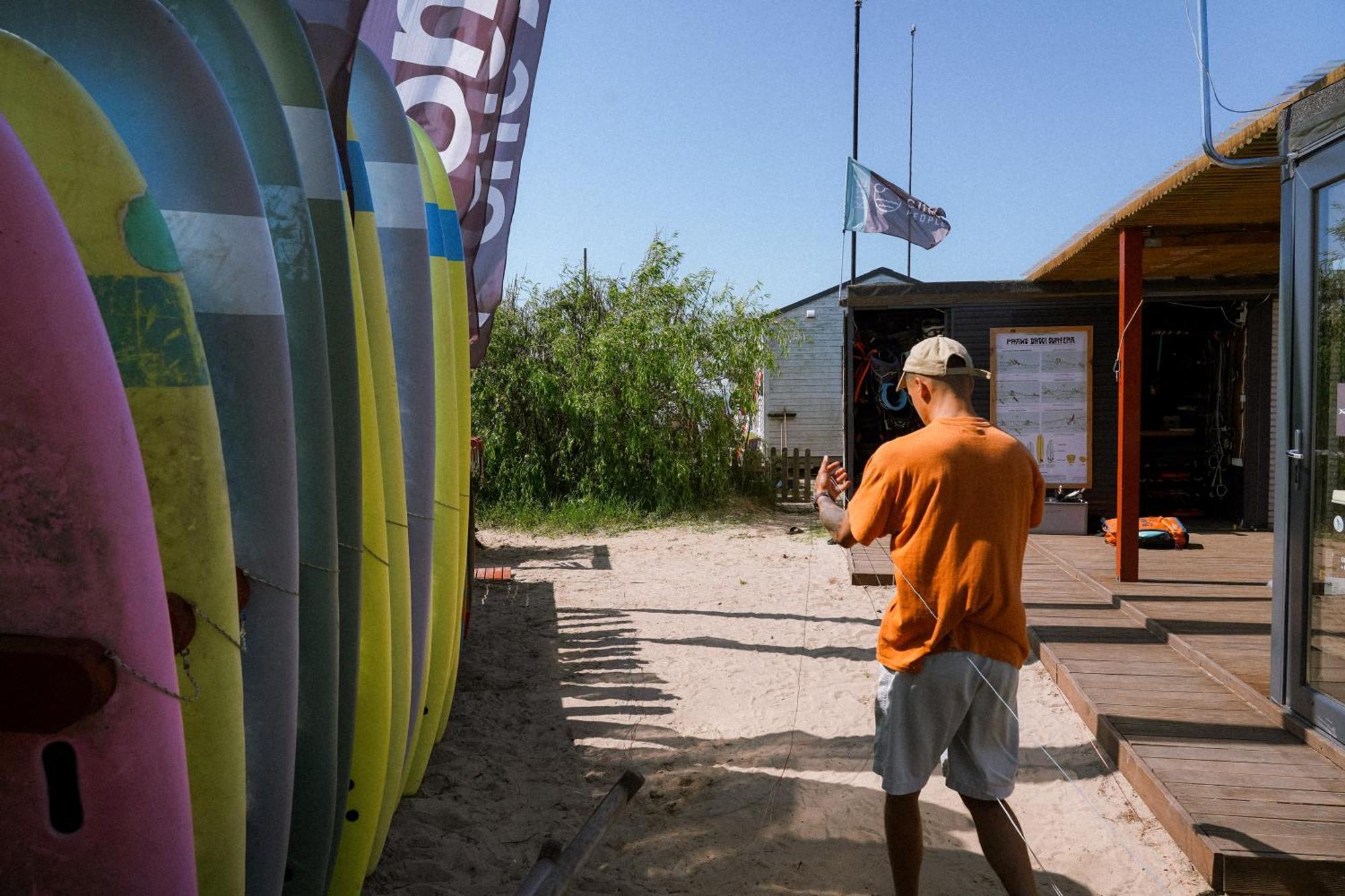 Władysławowo Pokoje Surf People旅舍 外观 照片